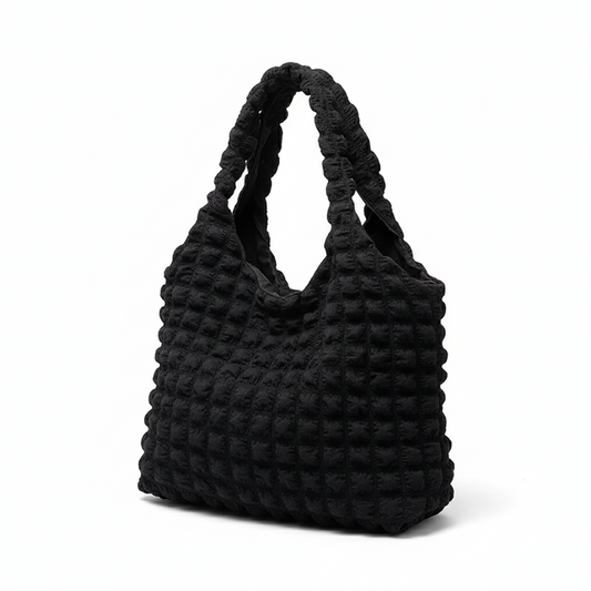 In Rome Nuvola Bag – Polyester Pleated Cloud Shoulder Tote with Large Capacity
