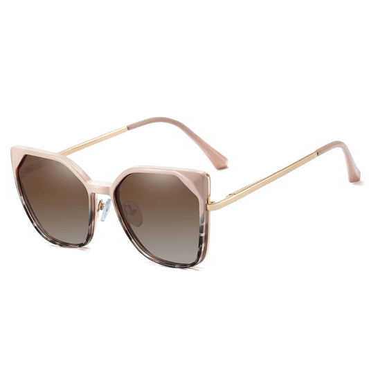 Women’s Luxe Cat Eye Prescription Sunglasses – Blue Light Blocking, Polarised Clip-On Frames with 100% UV Protection | Lightweight, Durable & Elegant