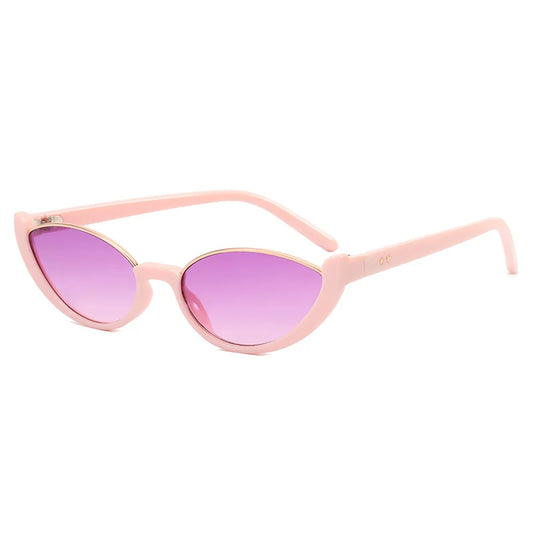 Superhot Eyewear 58000 – Retro Small Oval Sunglasses for Women, Vintage 90s Y2K Style Fashion Shades with UV400 Protection