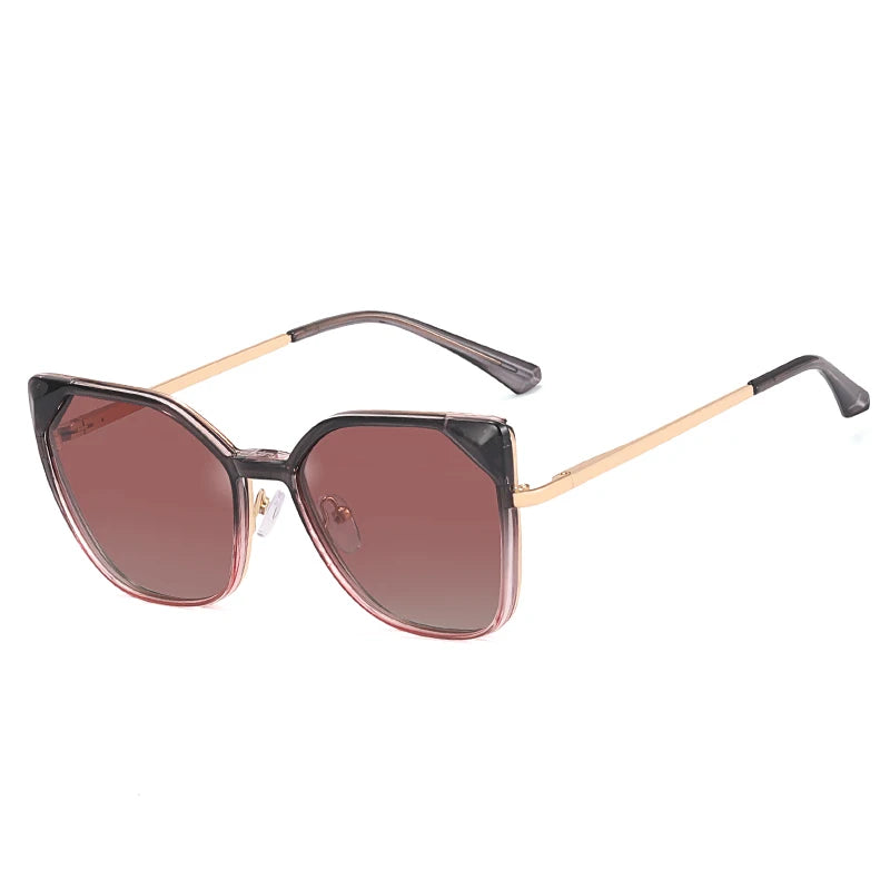 Women’s Luxe Cat Eye Prescription Sunglasses – Blue Light Blocking, Polarised Clip-On Frames with 100% UV Protection | Lightweight, Durable & Elegant
