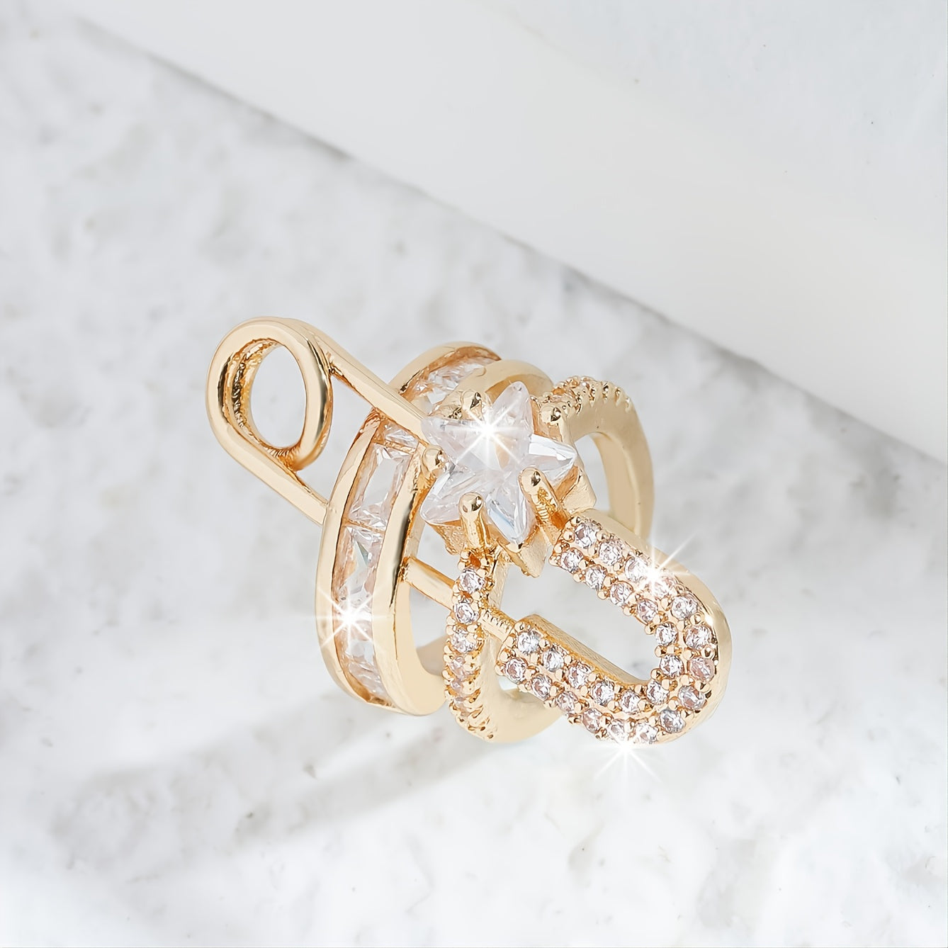 Star Pin Ear Cuff